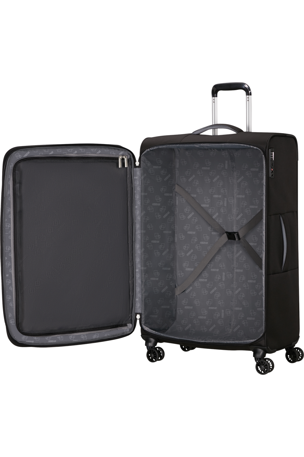 American Tourister CLOUDRIDER Trolley L, Jet Black – Produktansicht 3