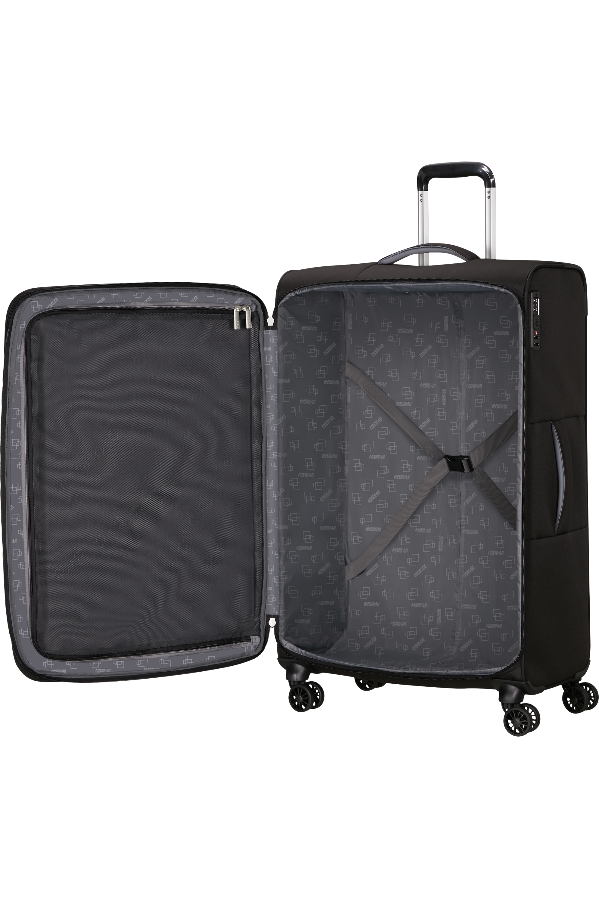 American Tourister CLOUDRIDER Trolley L, Jet Black – Produktansicht 3