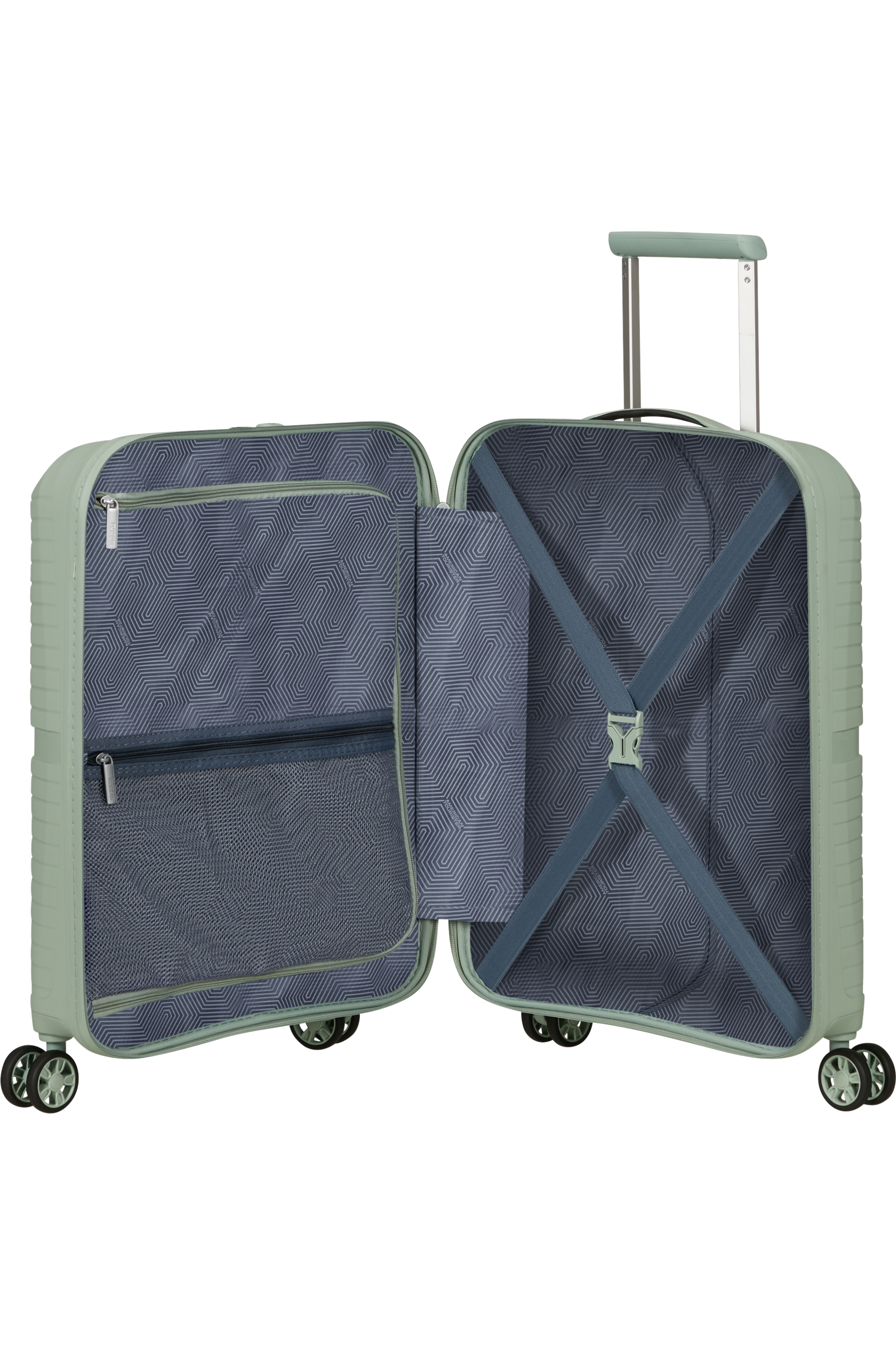 American Tourister AIRCONIC 4w Trolley S, Saturn Sage – Produktansicht 3