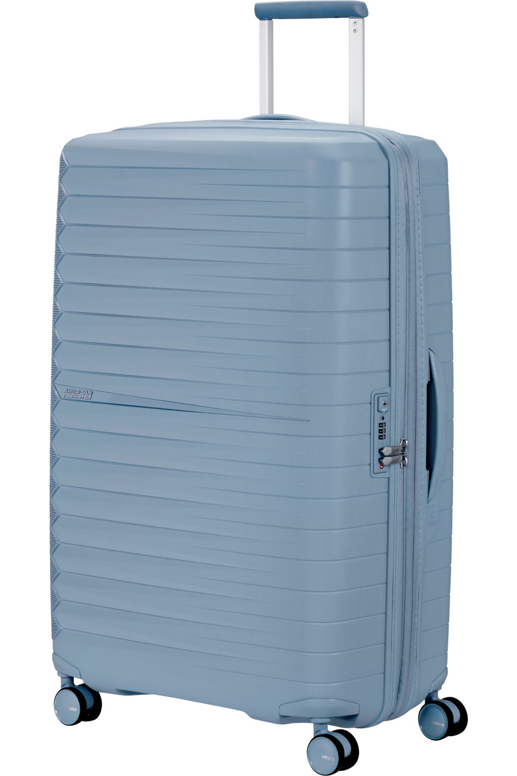 American Tourister FASTFORWARD Trolley L, Steel Blue – Produktansicht 2