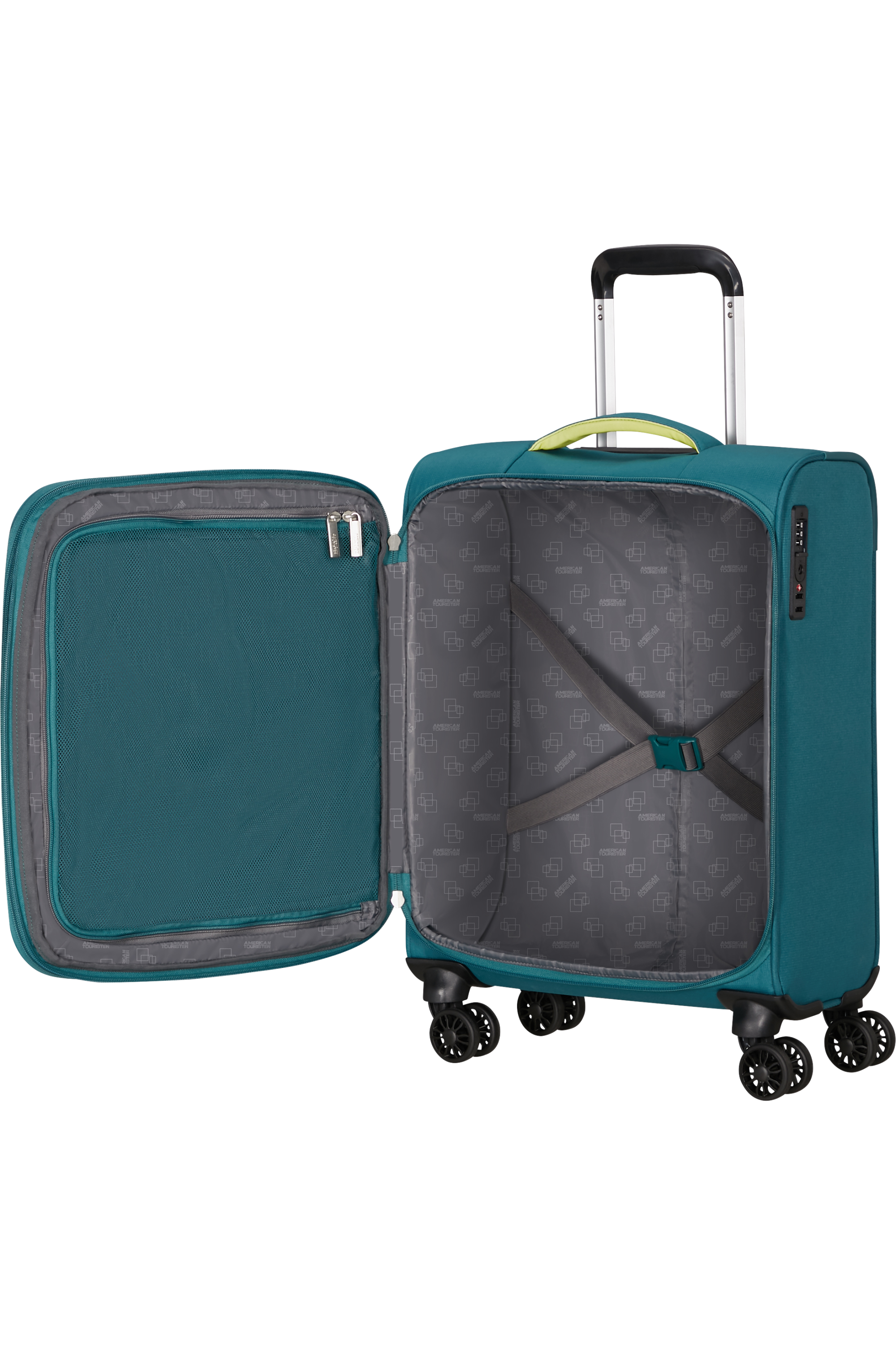 American Tourister CLOUDRIDER Trolley S, Misty Teal – Produktansicht 3