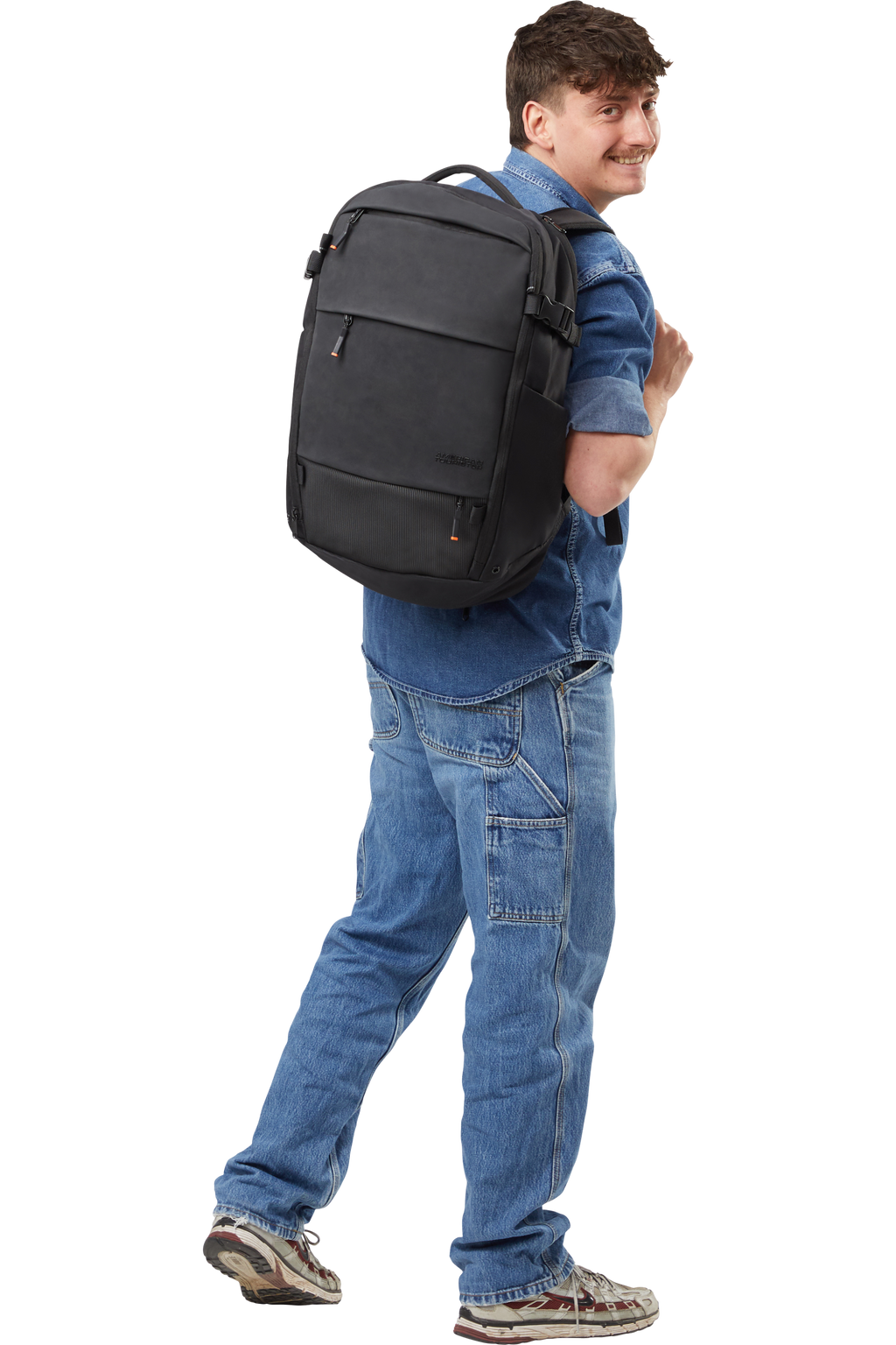 American Tourister PACEPRO Rucksack 15,6" Zoll, Flash Black – Produktansicht 2