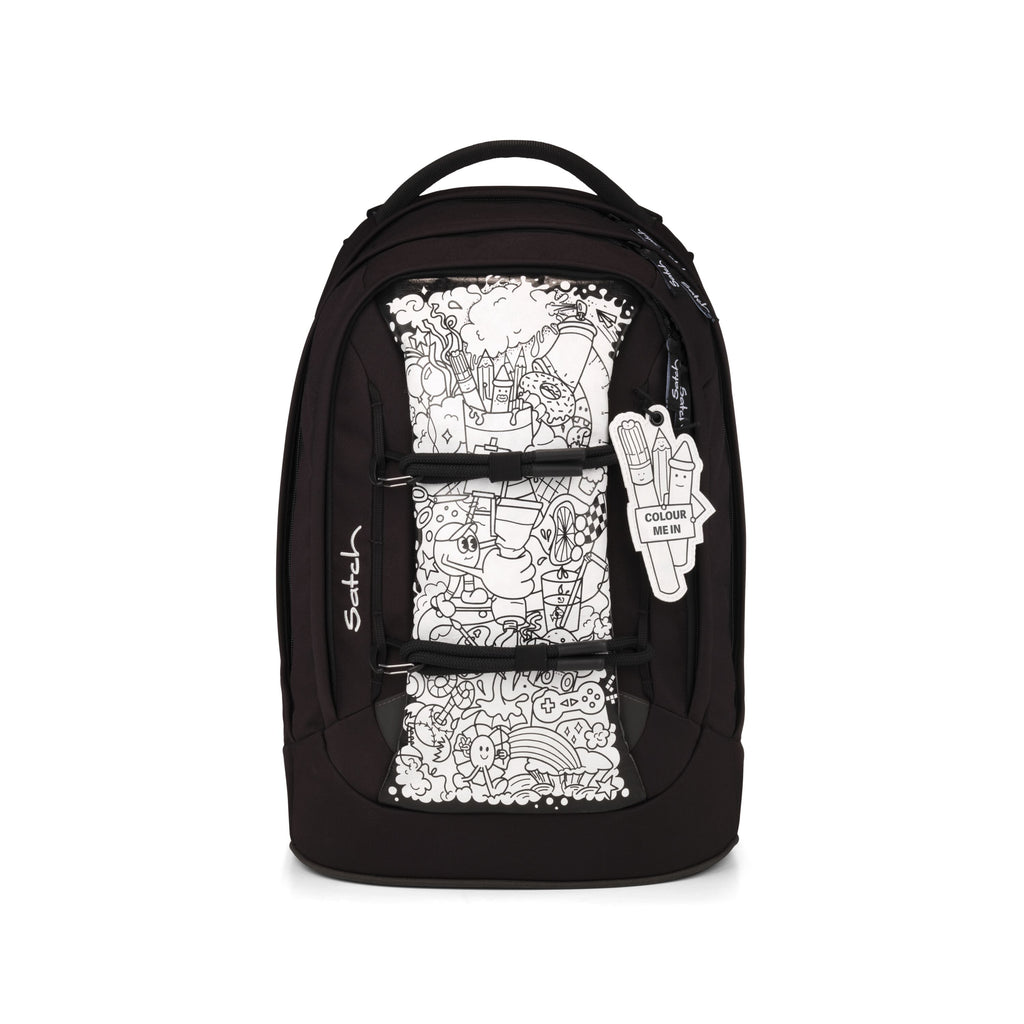 Satch Pack Schulrucksack Set Artist Edition, Schwarz