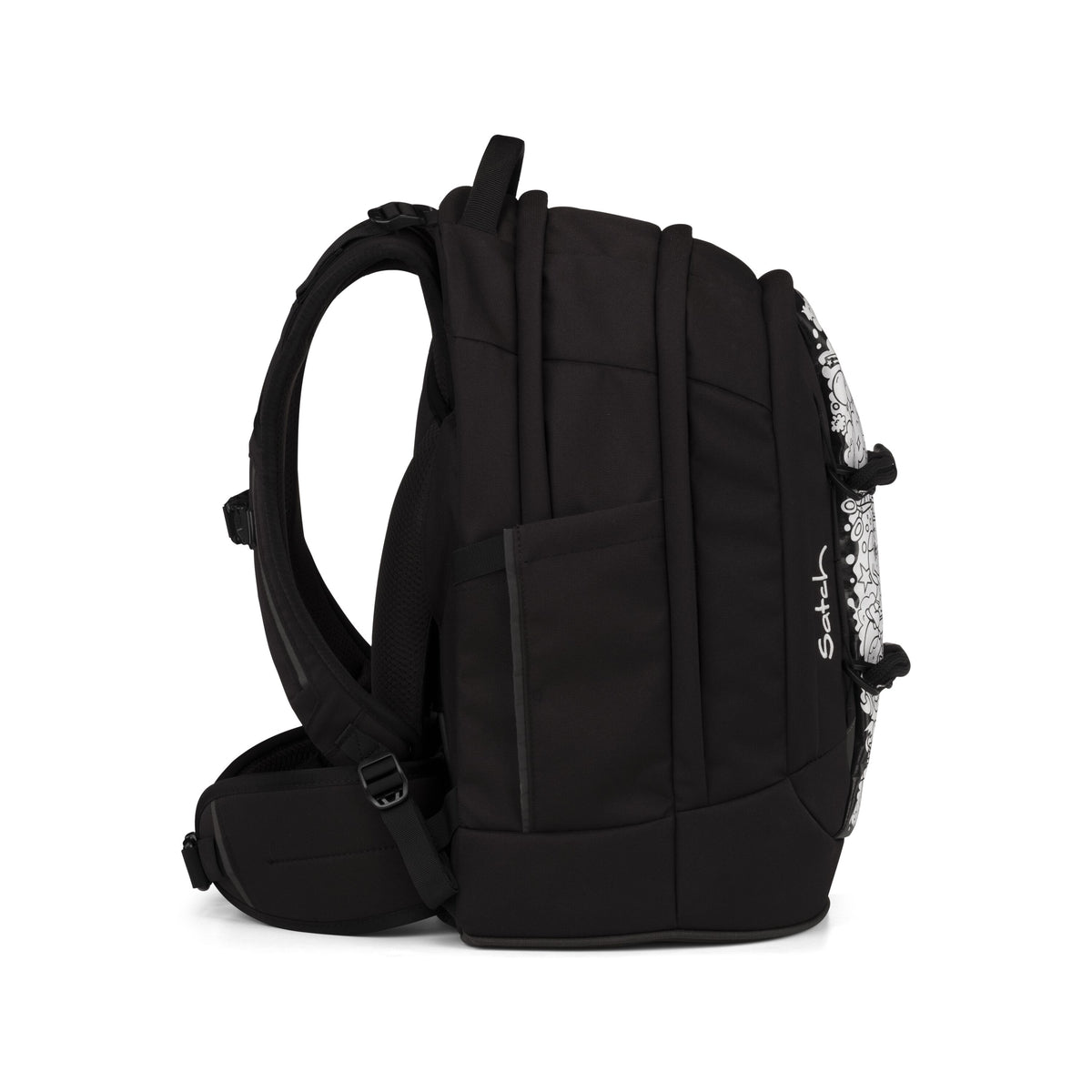Satch Pack Schulrucksack Set Artist Edition, Schwarz