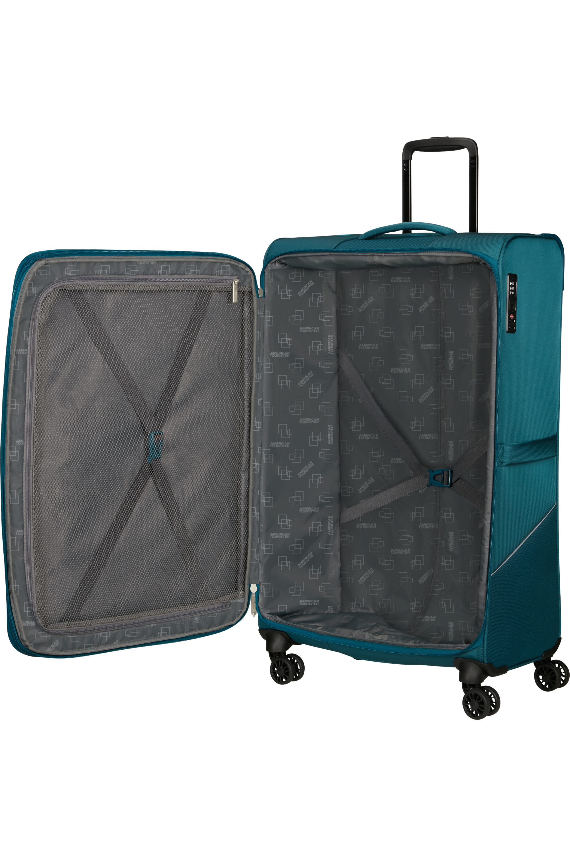 American Tourister SUMMERRIDE Trolley XL, Totally Teal – Produktansicht 3