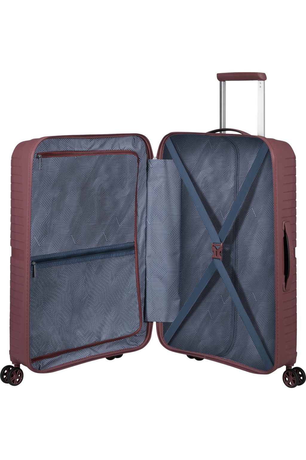American Tourister AIRCONIC 4w Trolley M, Galactic Mauve – Produktansicht 3