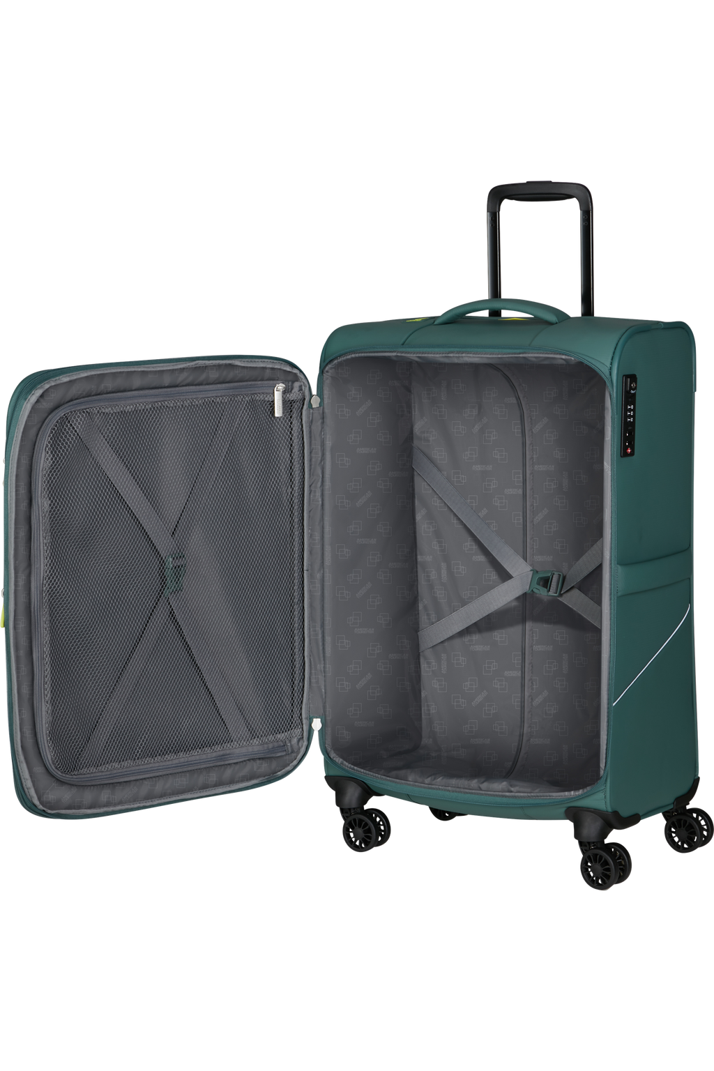 American Tourister SUMMERRIDE Trolley M, Dark Forest – Produktansicht 3