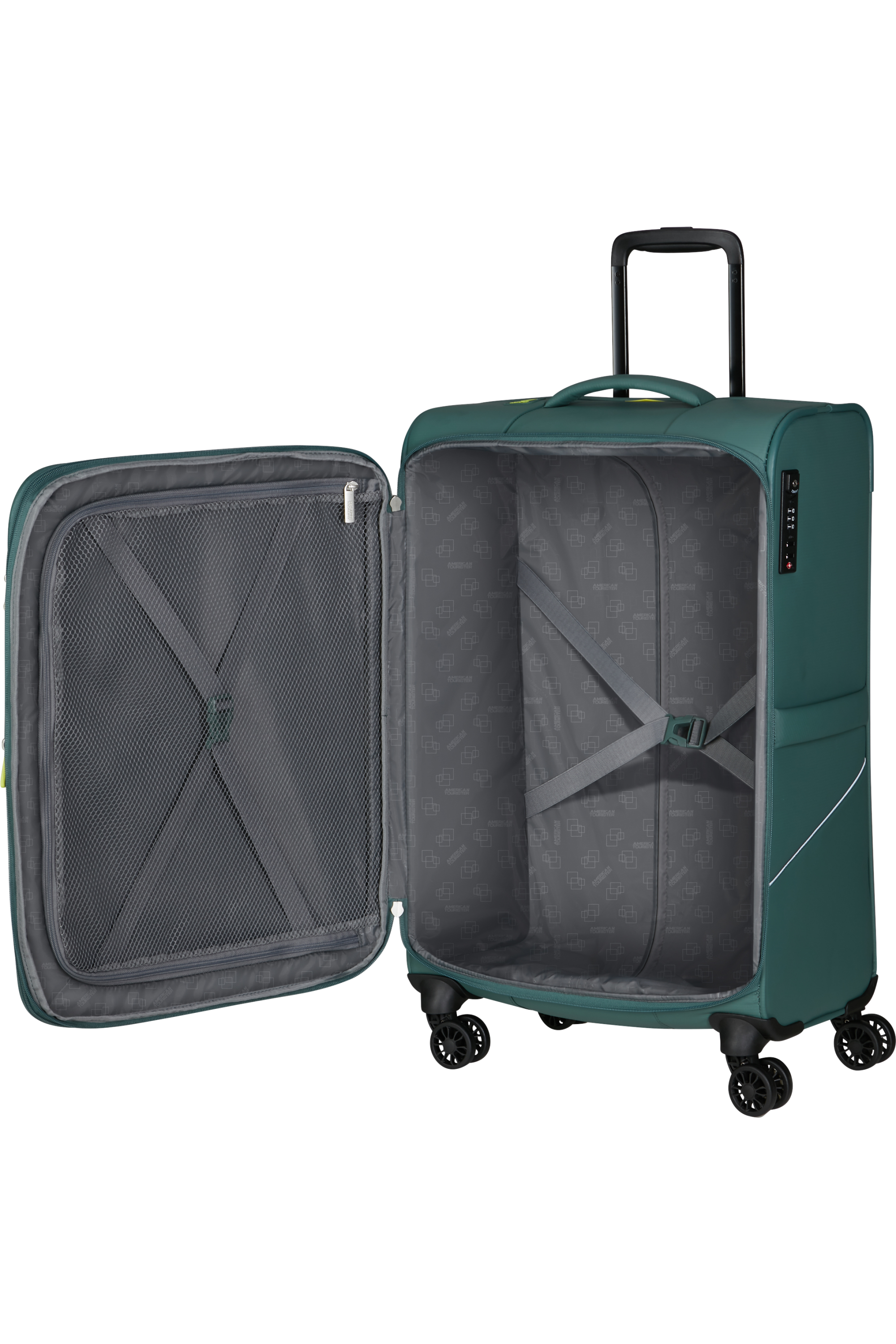 American Tourister SUMMERRIDE Trolley M, Dark Forest – Produktansicht 3