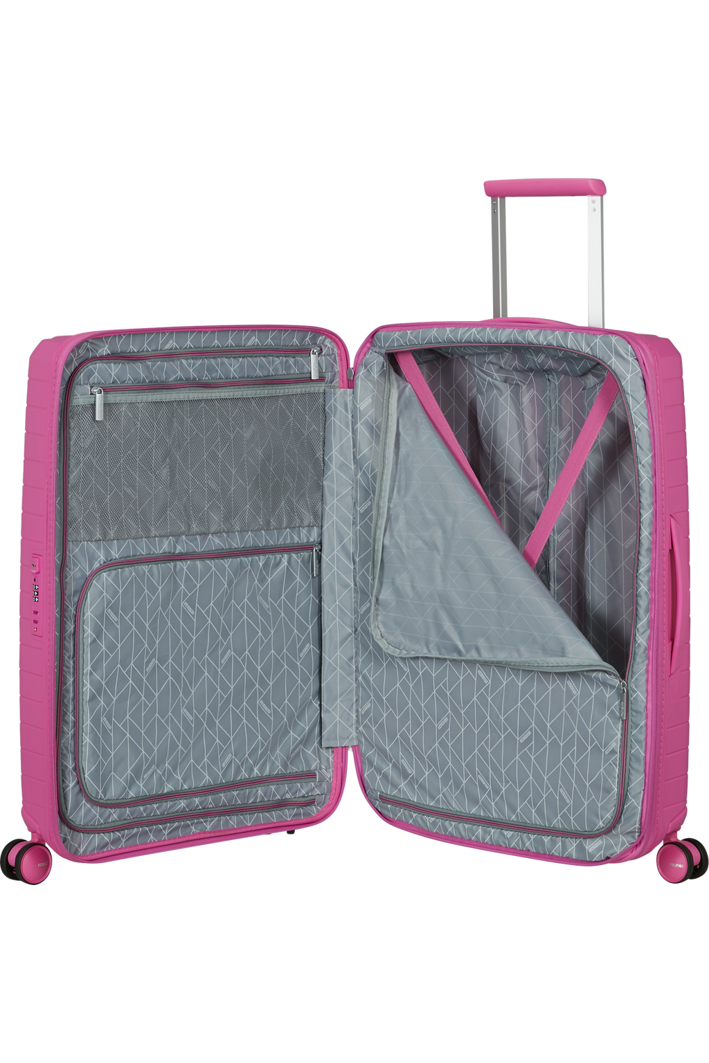 American Tourister FASTFORWARD Trolley M, Electric Fuchsia – Produktansicht 3