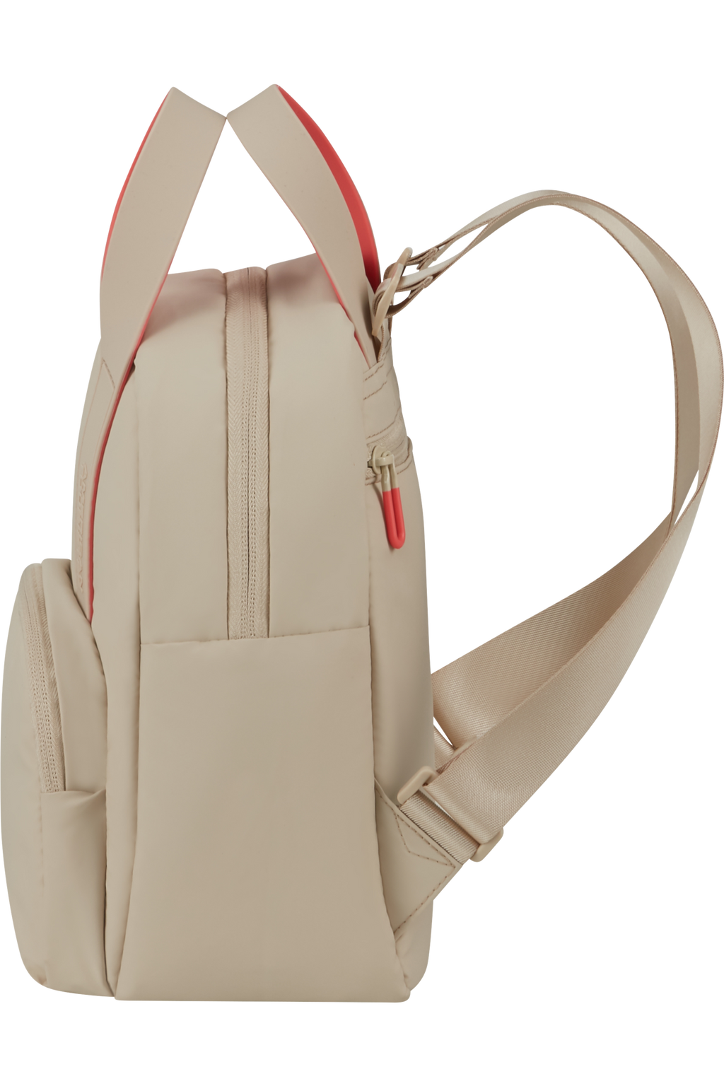 American Tourister PUFFYPOP Rucksack S, Beige – Produktansicht 4