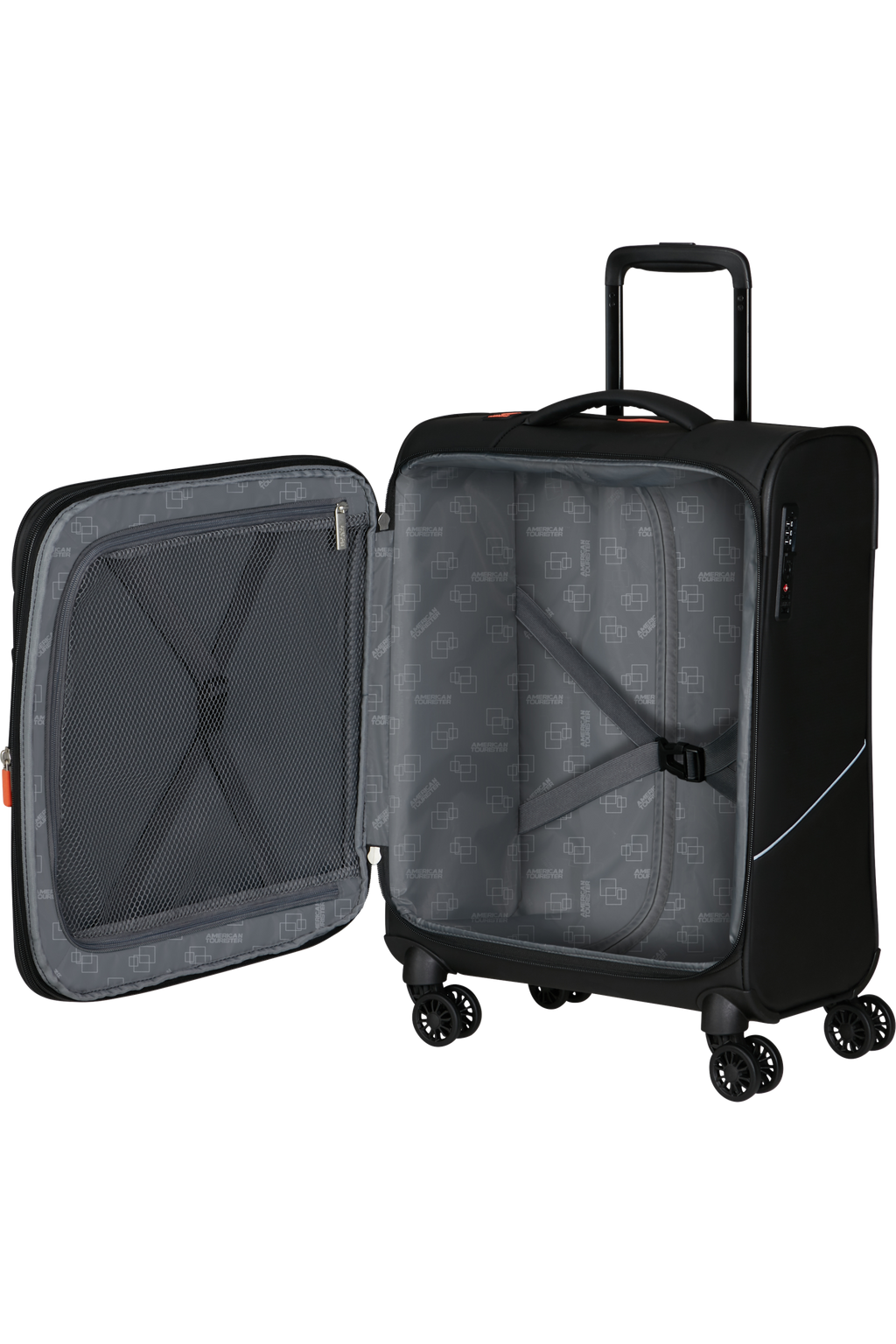 American Tourister SUMMERRIDE Trolley S, Schwarz – Produktansicht 3