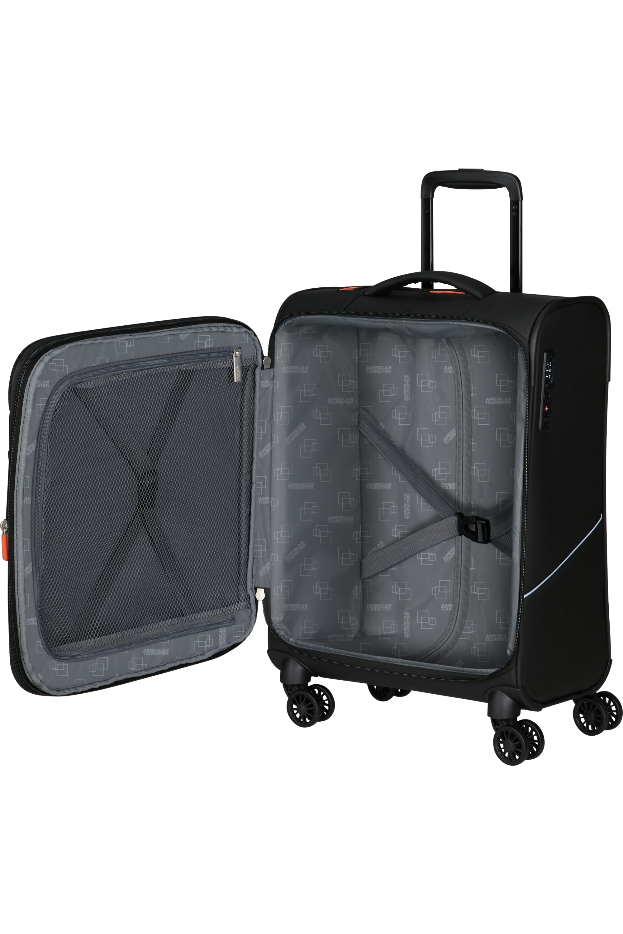 American Tourister SUMMERRIDE Trolley S, Schwarz – Produktansicht 3