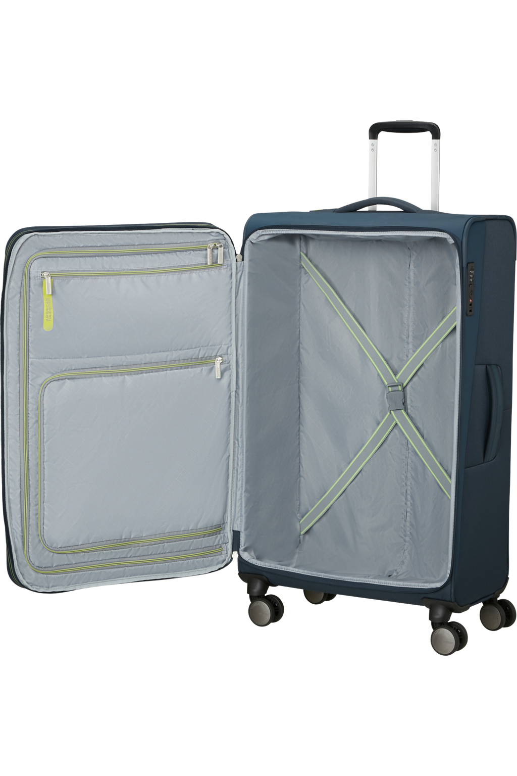 American Tourister WANDERLITE Trolley L, Dark Navy – Produktansicht 3