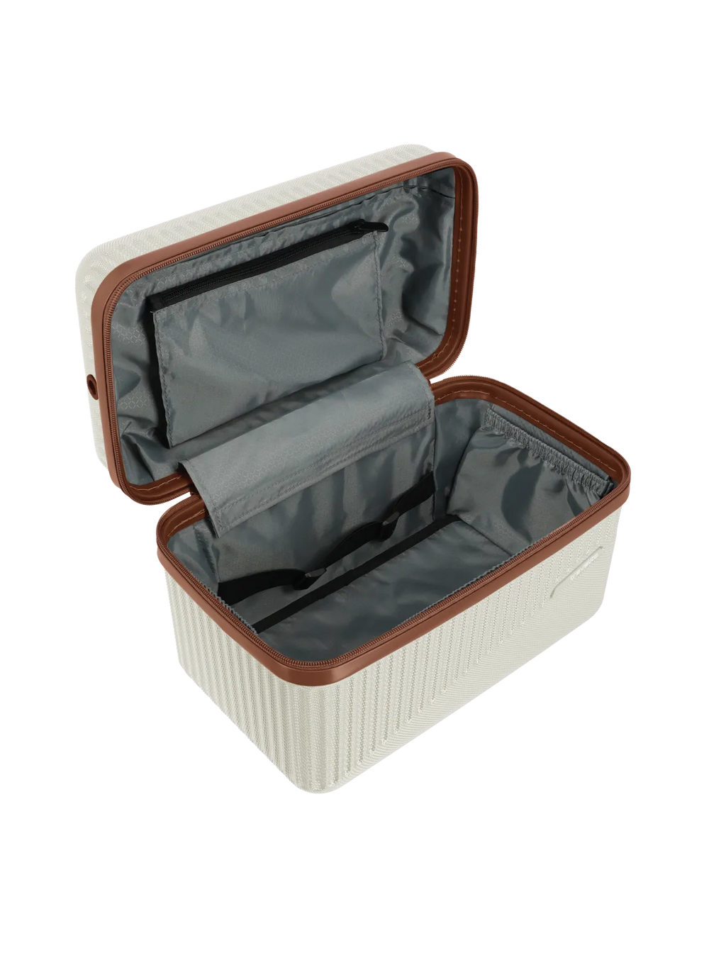 Travelite BALI Beautycase, Weiss/Cognac – Produktansicht 7