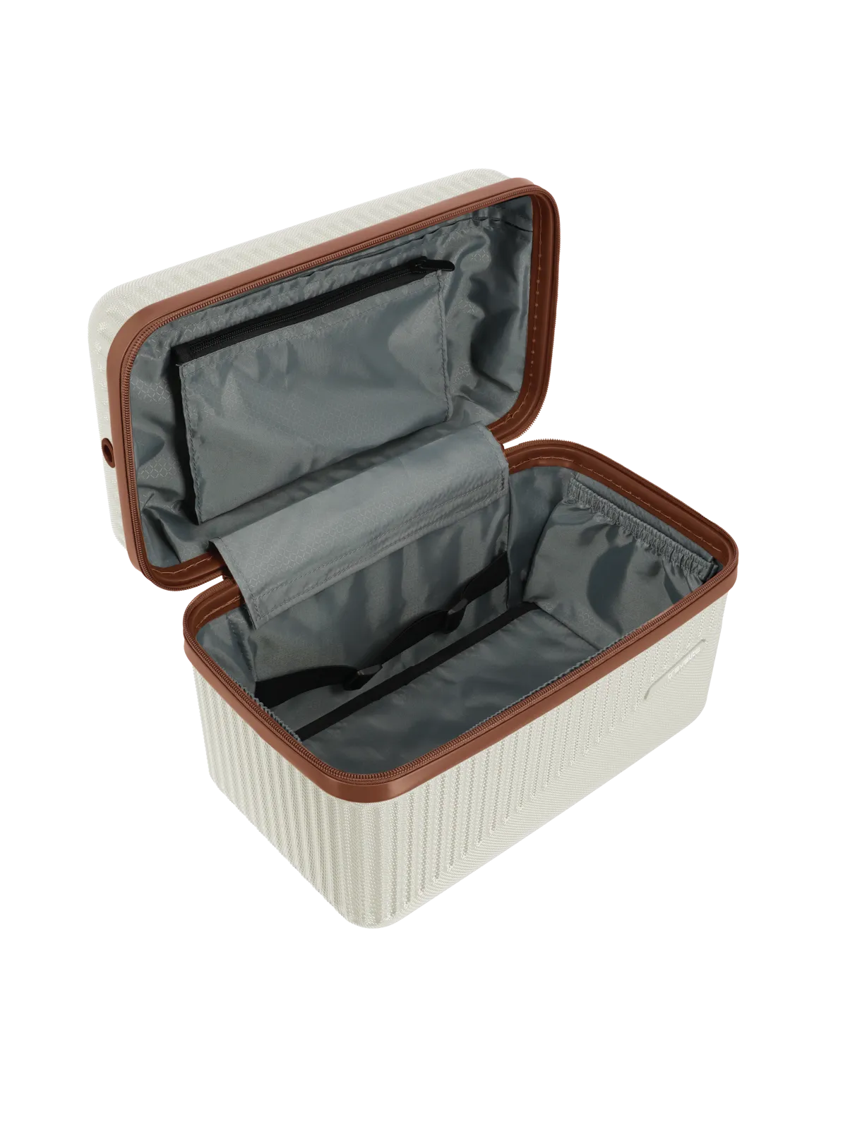 Travelite BALI Beautycase, Weiss/Cognac – Produktansicht 7