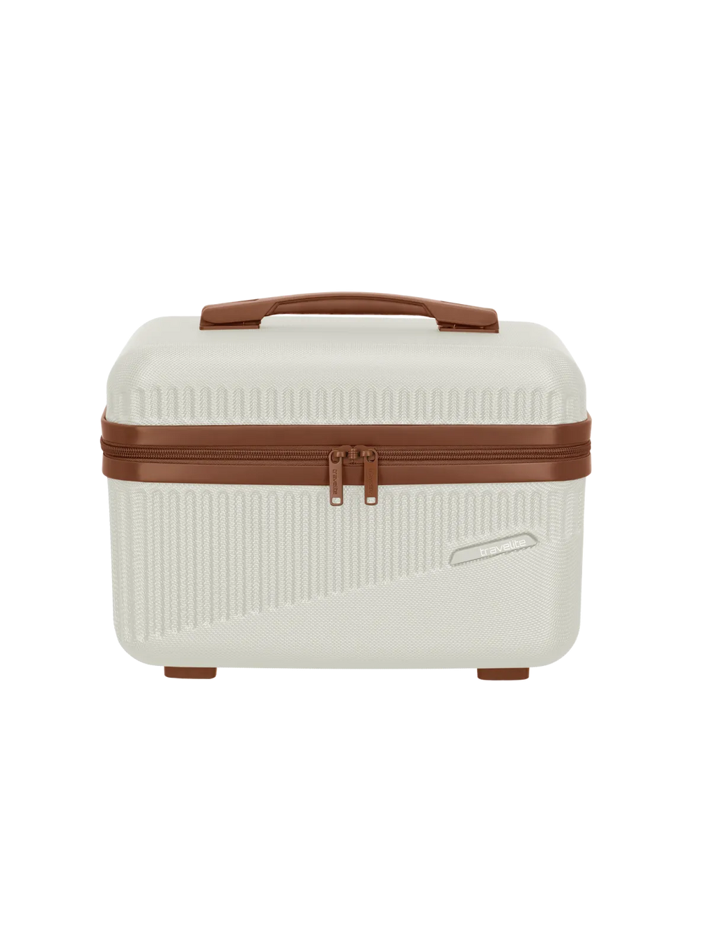 Travelite BALI Beautycase, Weiss/Cognac