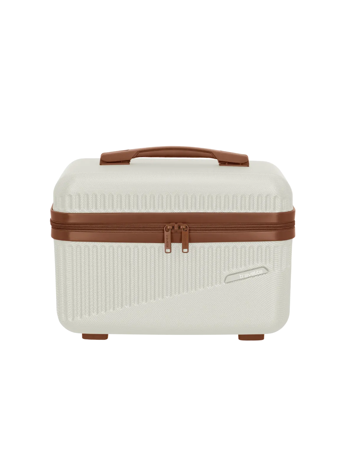 Travelite BALI Beautycase, Weiss/Cognac