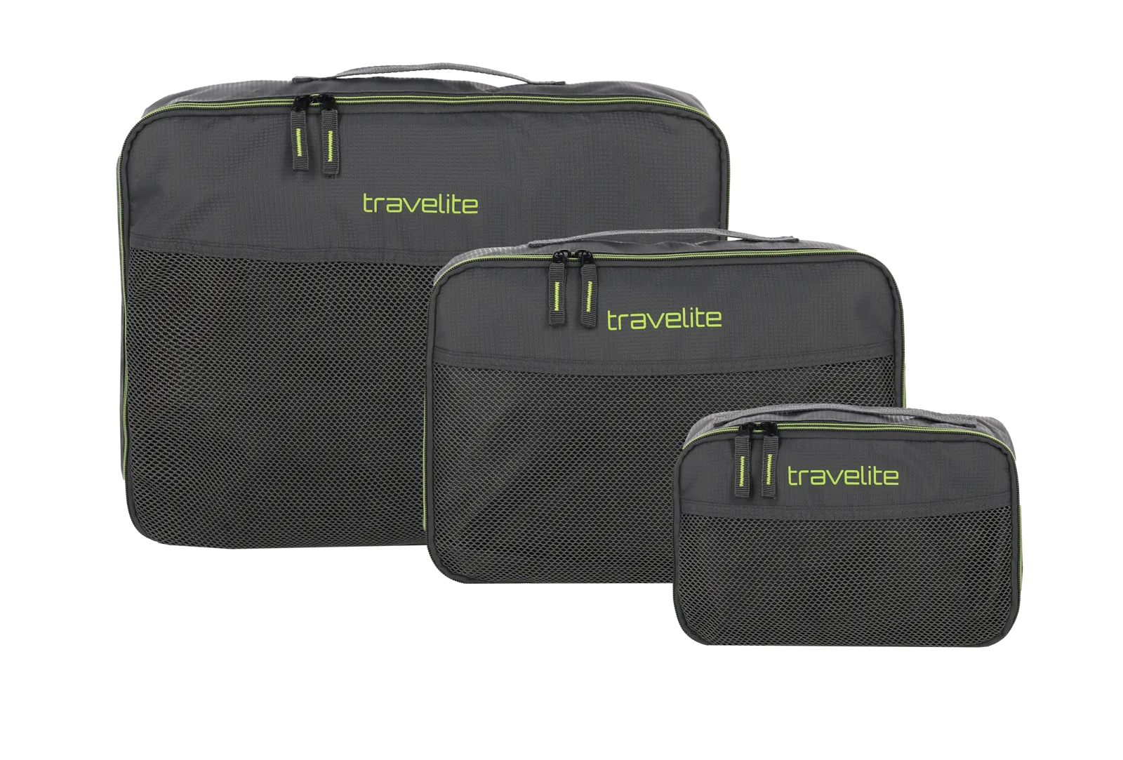 Travelite ACCESSOIRES Packing Cubes 3er-Set, Anthrazit