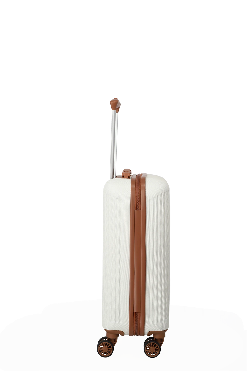 Travelite BALI 3-tlg. Koffer-Set S/M/L, Weiss/Cognac – Produktansicht 3