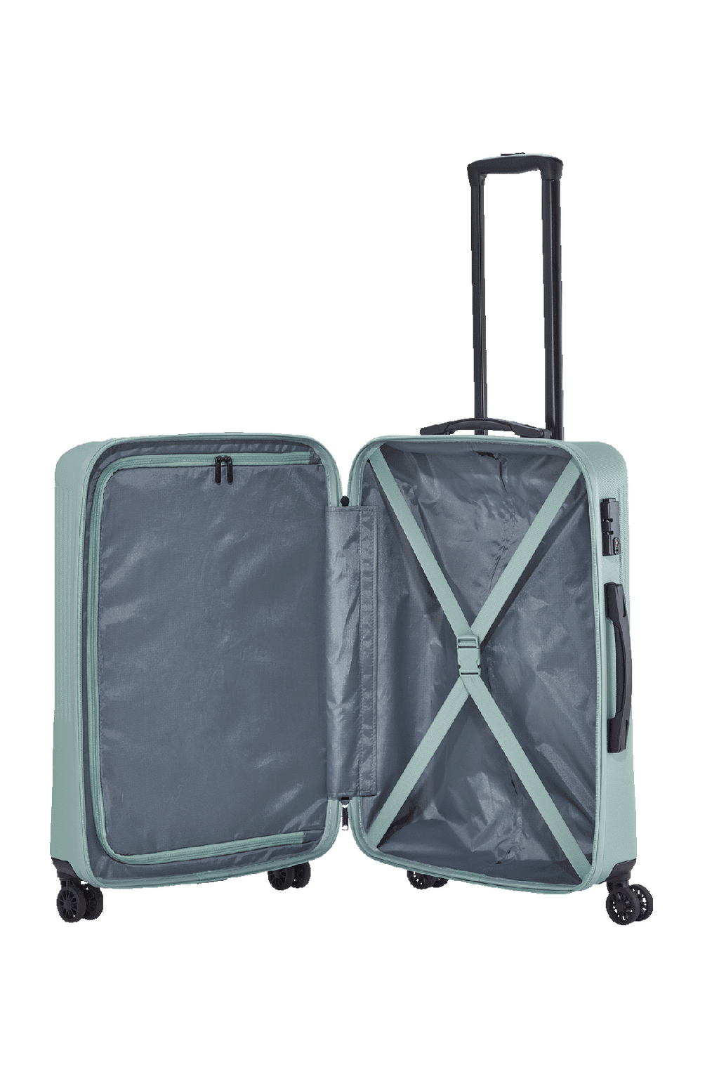 Travelite BALI 4w Trolley M, Mint – Produktansicht 6