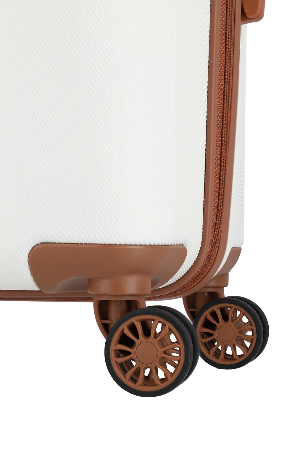 Travelite BALI 3-tlg. Koffer-Set S/M/L, Weiss/Cognac – Produktansicht 9