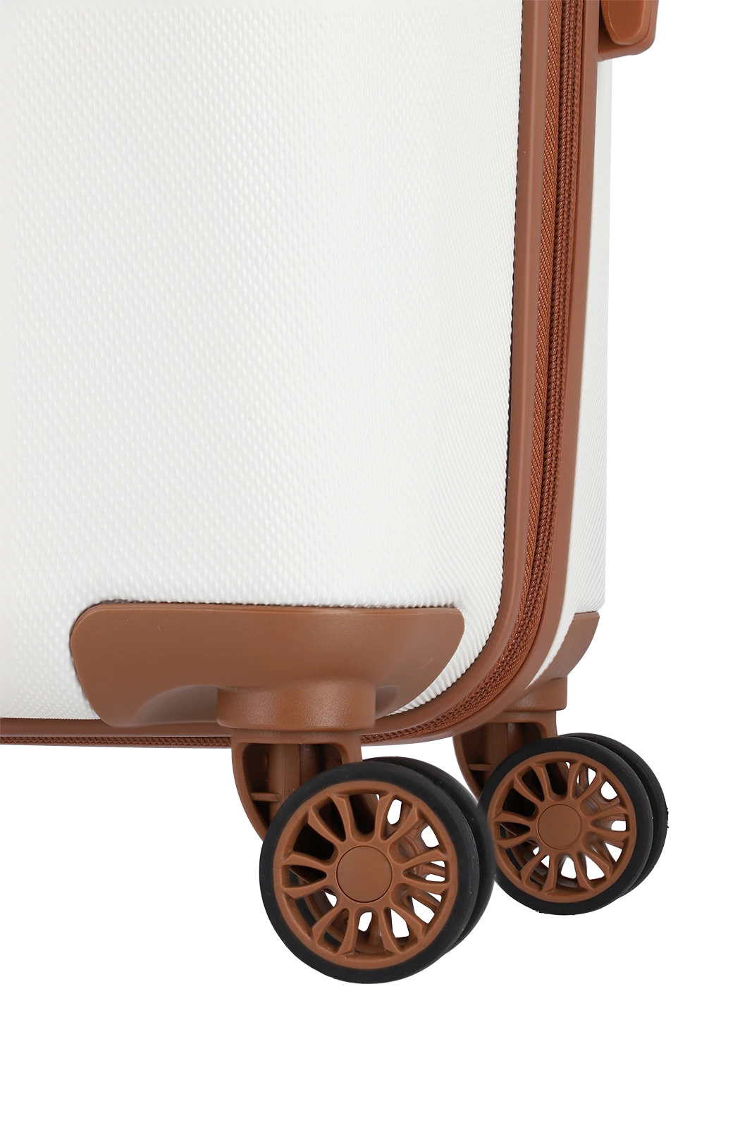 Travelite BALI 3-tlg. Koffer-Set S/M/L, Weiss/Cognac – Produktansicht 9