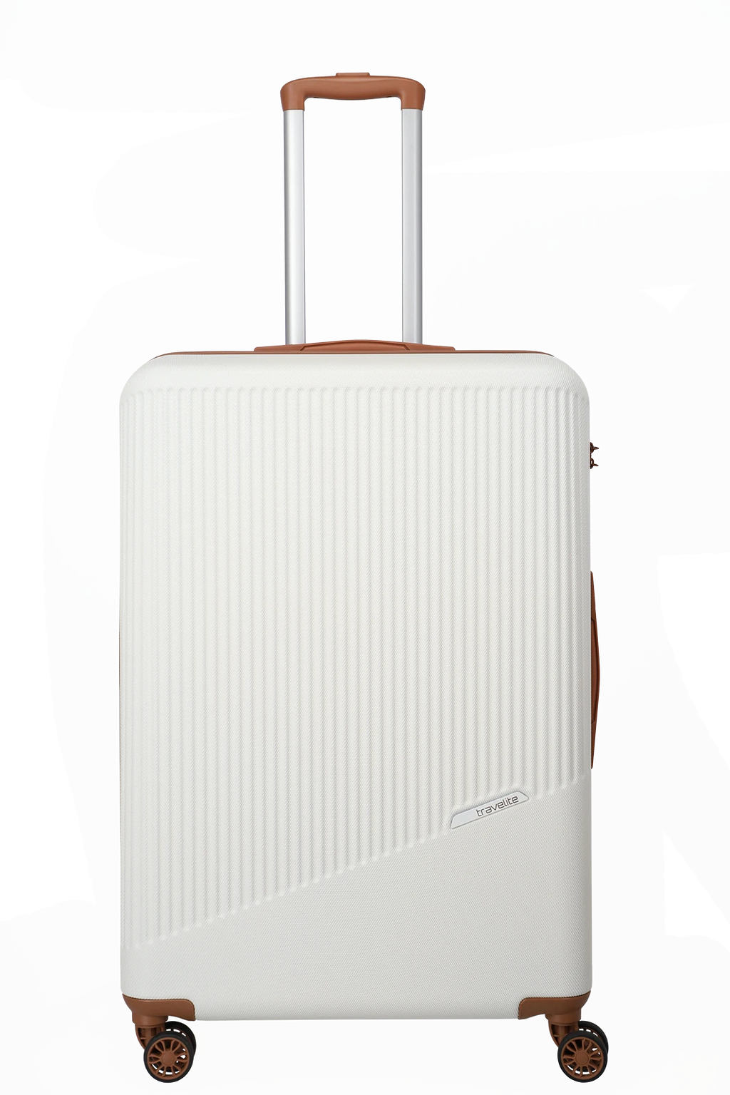 Travelite BALI 4w Trolley L, Weiss/Cognac