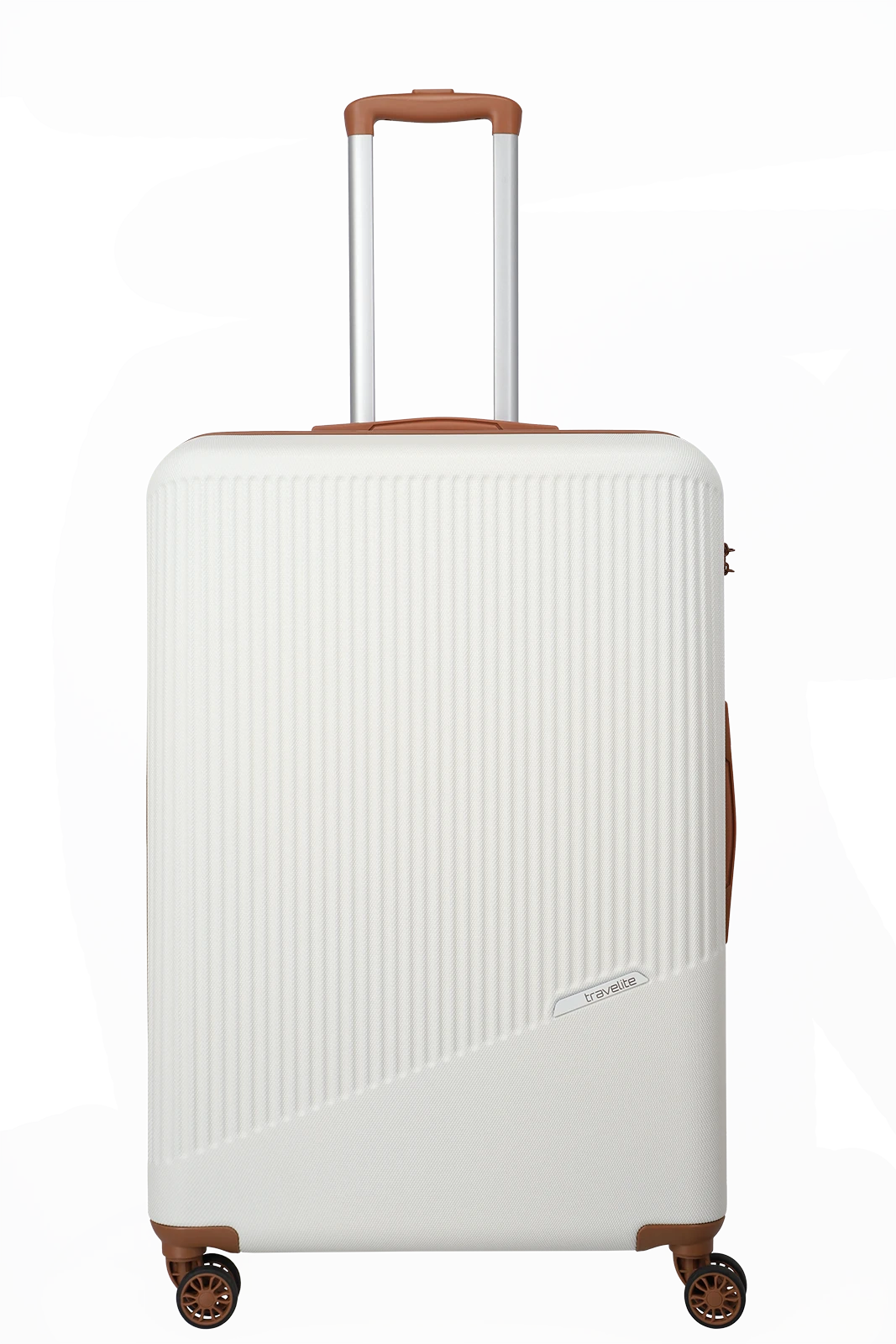 Travelite BALI 4w Trolley L, Weiss/Cognac