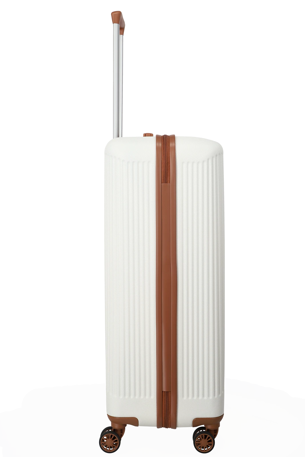 Travelite BALI 4w Trolley L, Weiss/Cognac – Produktansicht 6