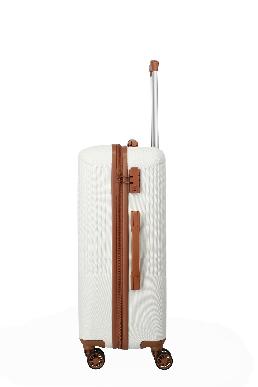Travelite BALI 3-tlg. Koffer-Set S/M/L, Weiss/Cognac – Produktansicht 14