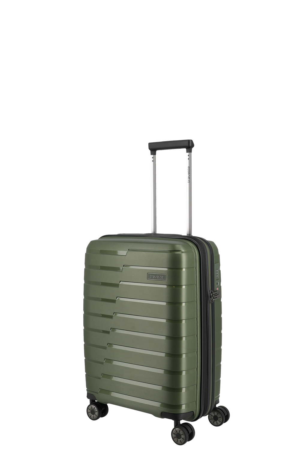 Travelite AIR BASE 4w Trolley S erw., Olive – Produktansicht 2