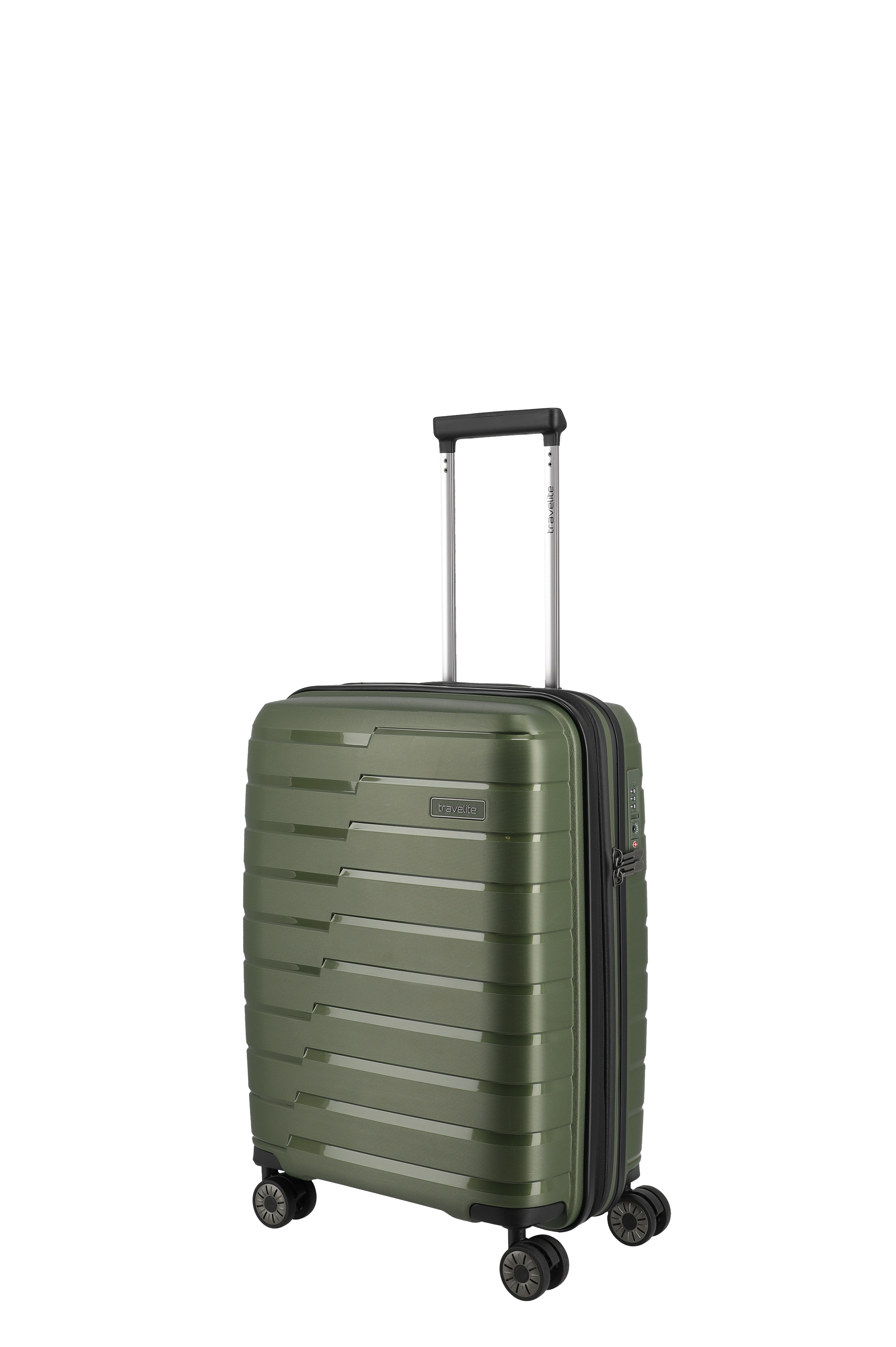 Travelite AIR BASE 4w Trolley S erw., Olive – Produktansicht 2