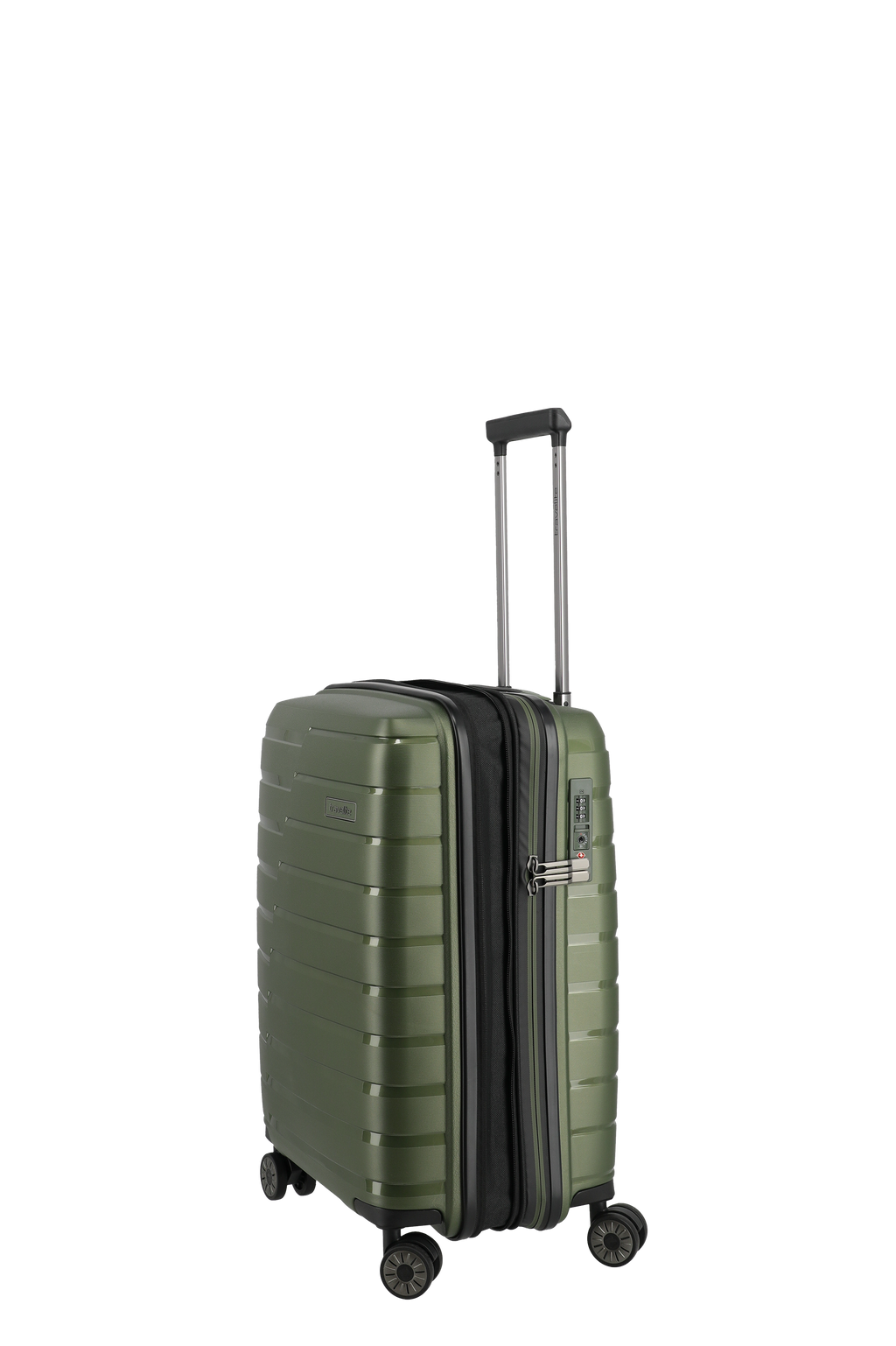 Travelite AIR BASE 4w Trolley S erw., Olive – Produktansicht 3