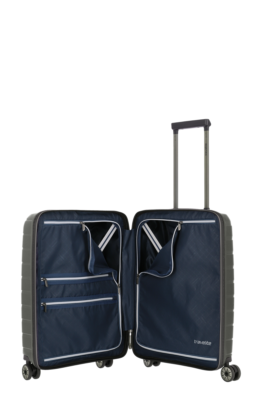 Travelite AIR BASE 4w Trolley S Vortasche, Anthrazit – Produktansicht 6
