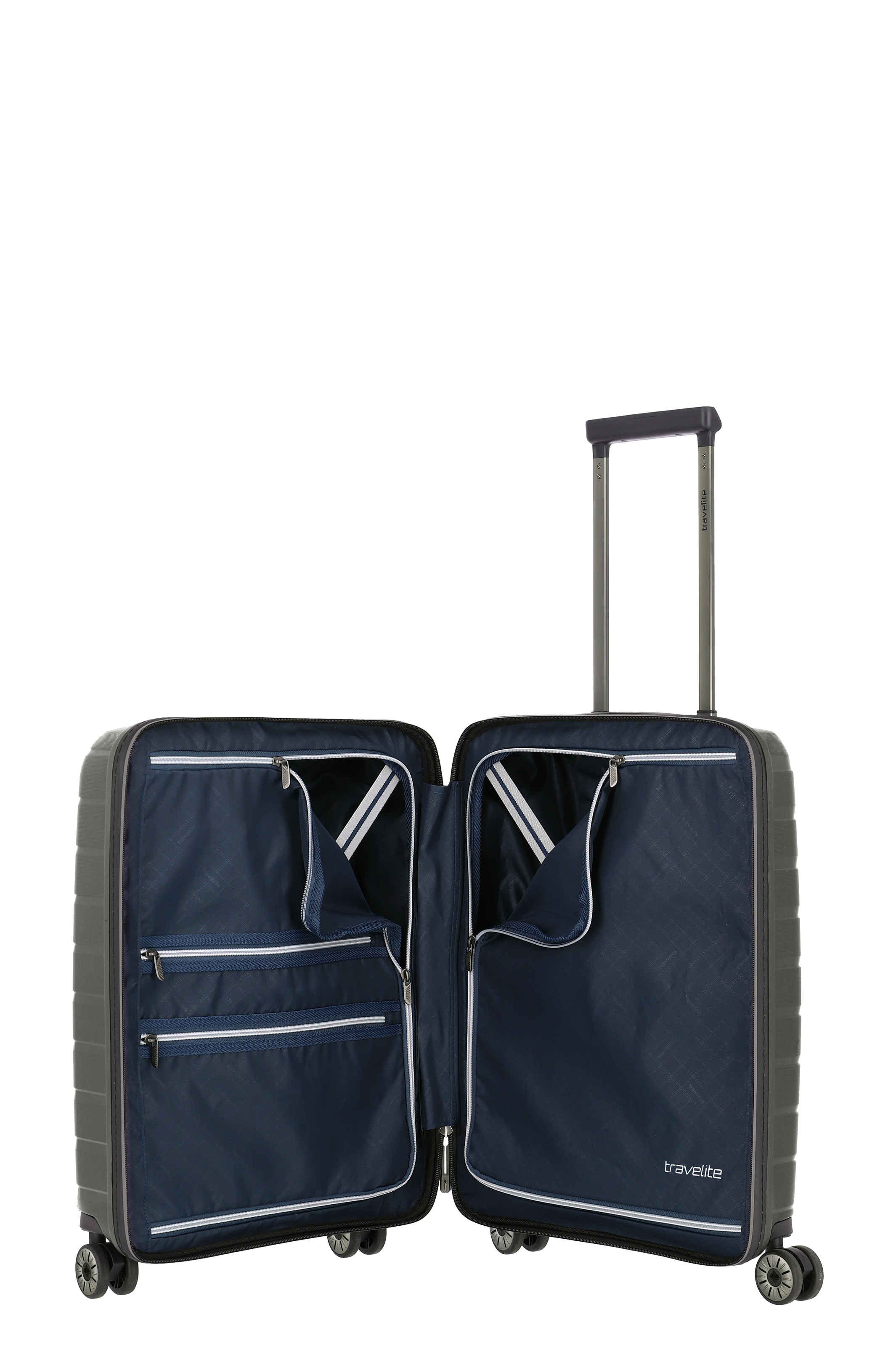 Travelite AIR BASE 4w Trolley S Vortasche, Anthrazit – Produktansicht 6