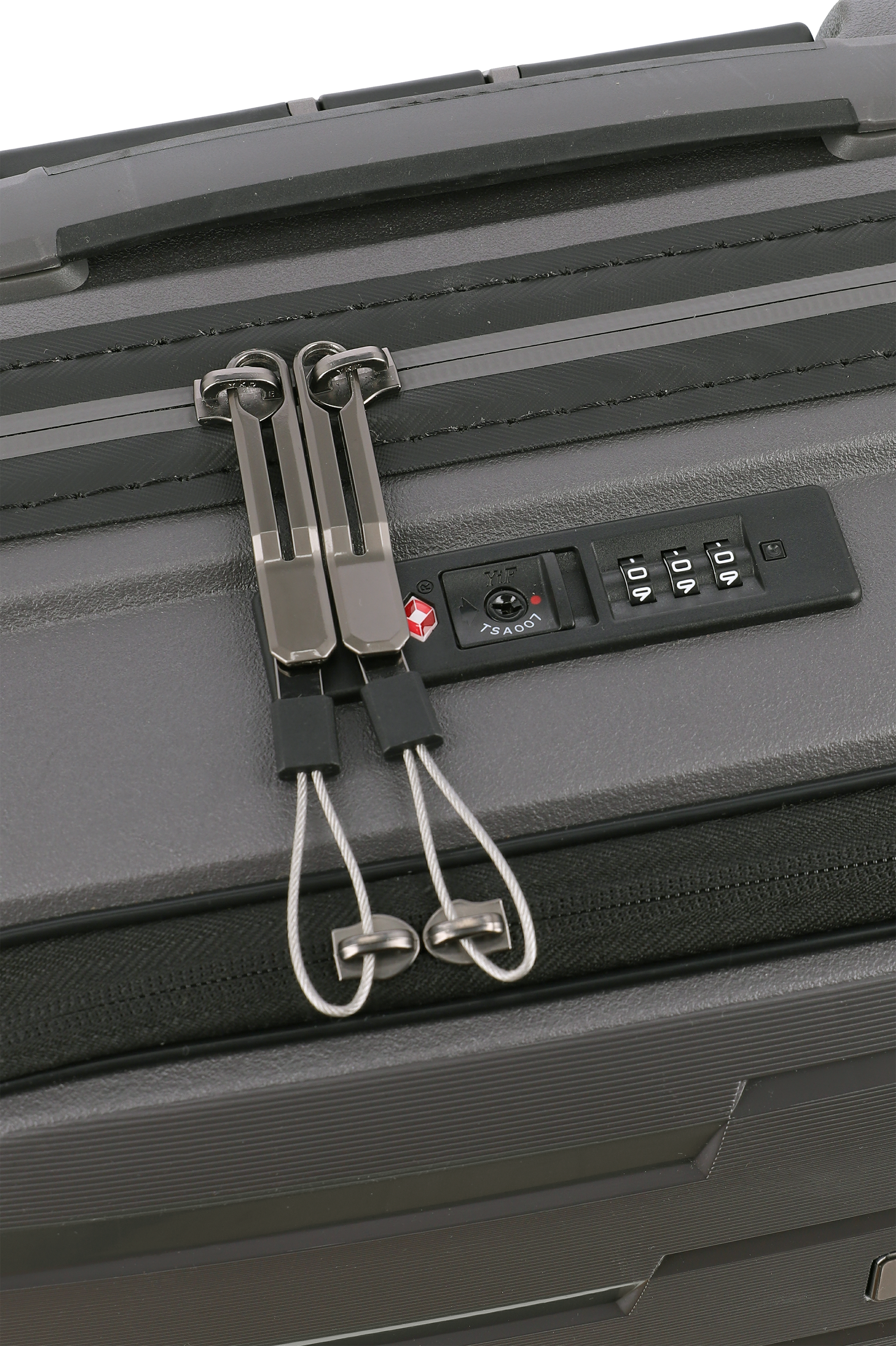 Travelite AIR BASE 4w Trolley S Vortasche, Anthrazit – Produktansicht 9