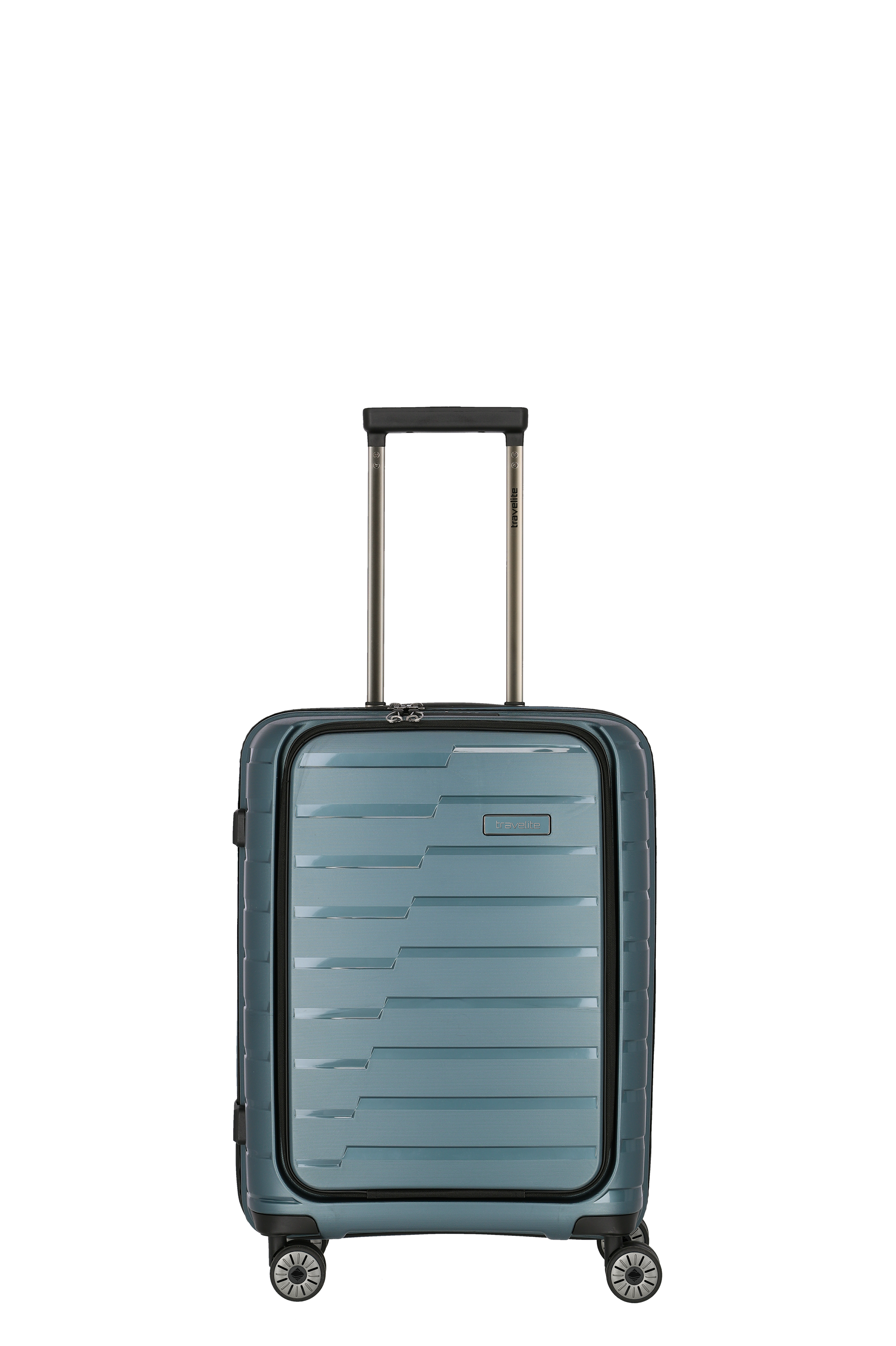 Travelite AIR BASE 4w Trolley S Vortasche, Eisblau