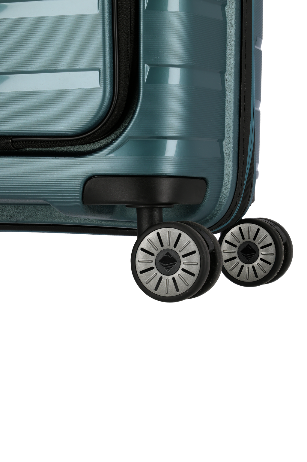 Travelite AIR BASE 4w Trolley S Vortasche, Eisblau – Produktansicht 10