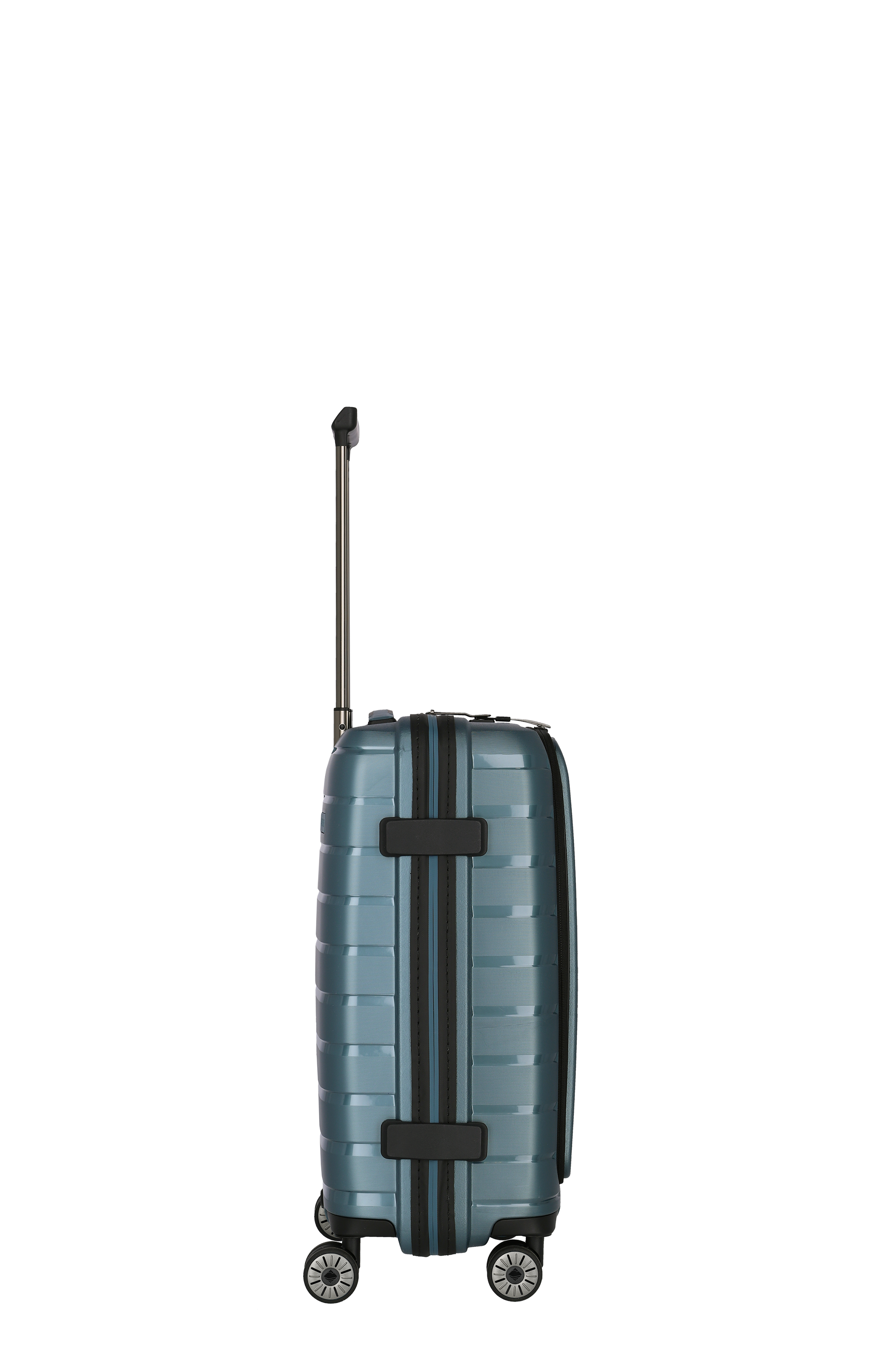 Travelite AIR BASE 4w Trolley S Vortasche, Eisblau – Produktansicht 3
