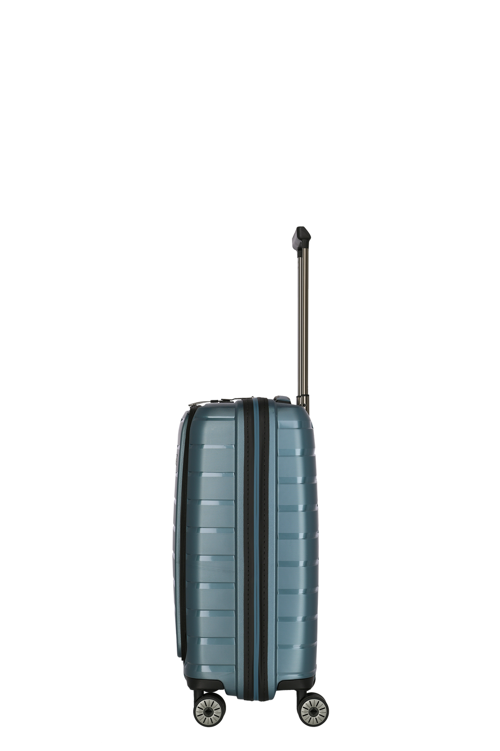 Travelite AIR BASE 4w Trolley S Vortasche, Eisblau – Produktansicht 4