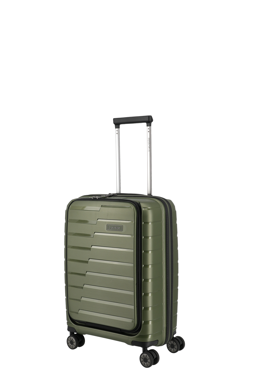 Travelite AIR BASE 4w Trolley S Vortasche, Olive – Produktansicht 2