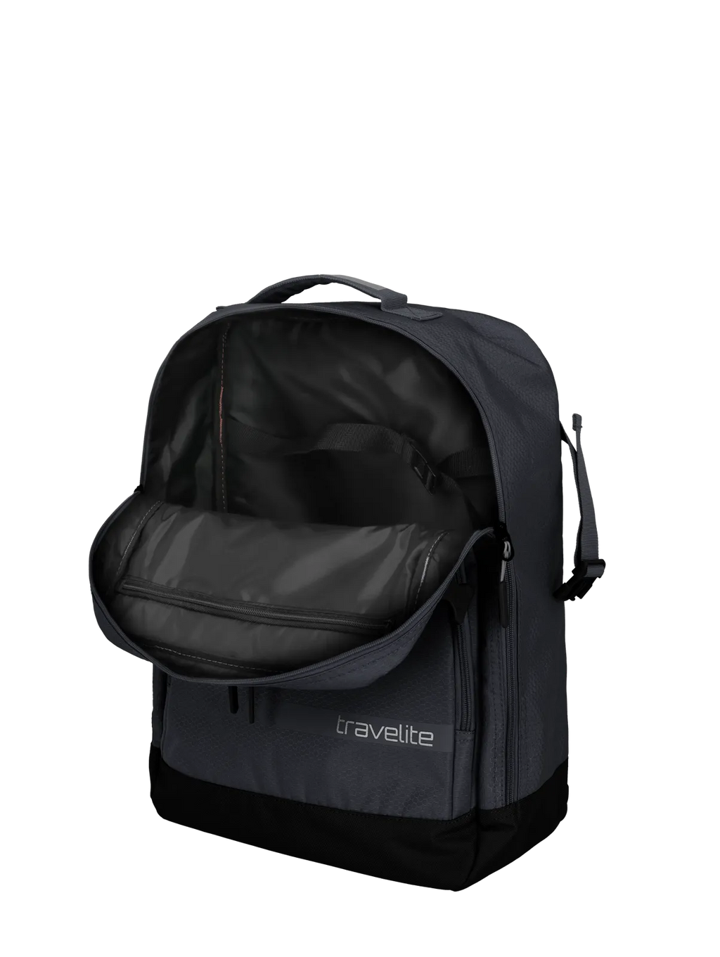 Travelite KICK OFF Multibag Rucksack, D'anthrazit – Produktansicht 5
