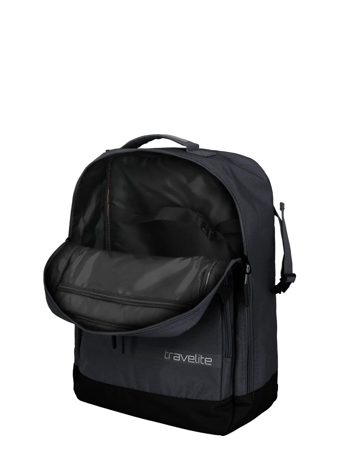 Travelite KICK OFF Multibag Rucksack, D'anthrazit – Produktansicht 5