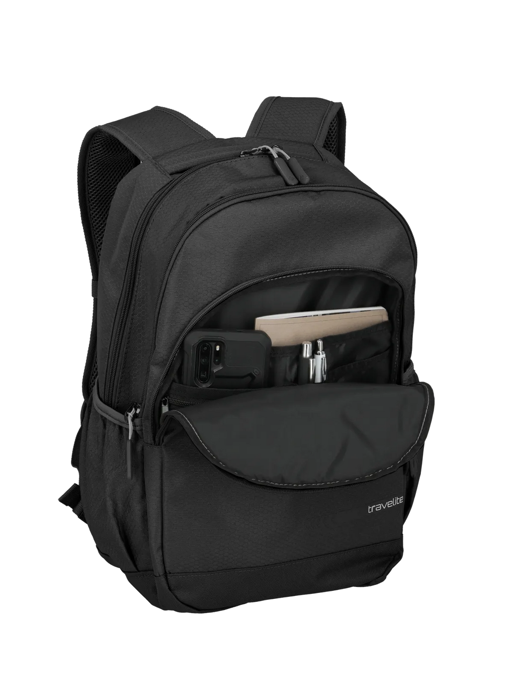 Travelite KICK OFF Rucksack L, Schwarz – Produktansicht 5