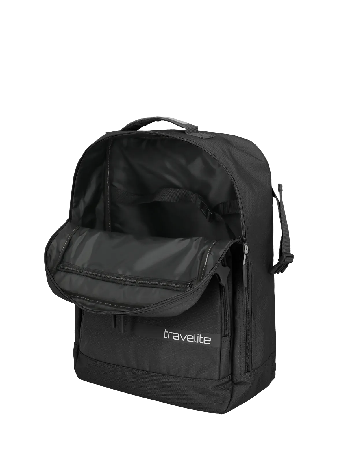 Travelite KICK OFF Multibag Rucksack, Schwarz – Produktansicht 5