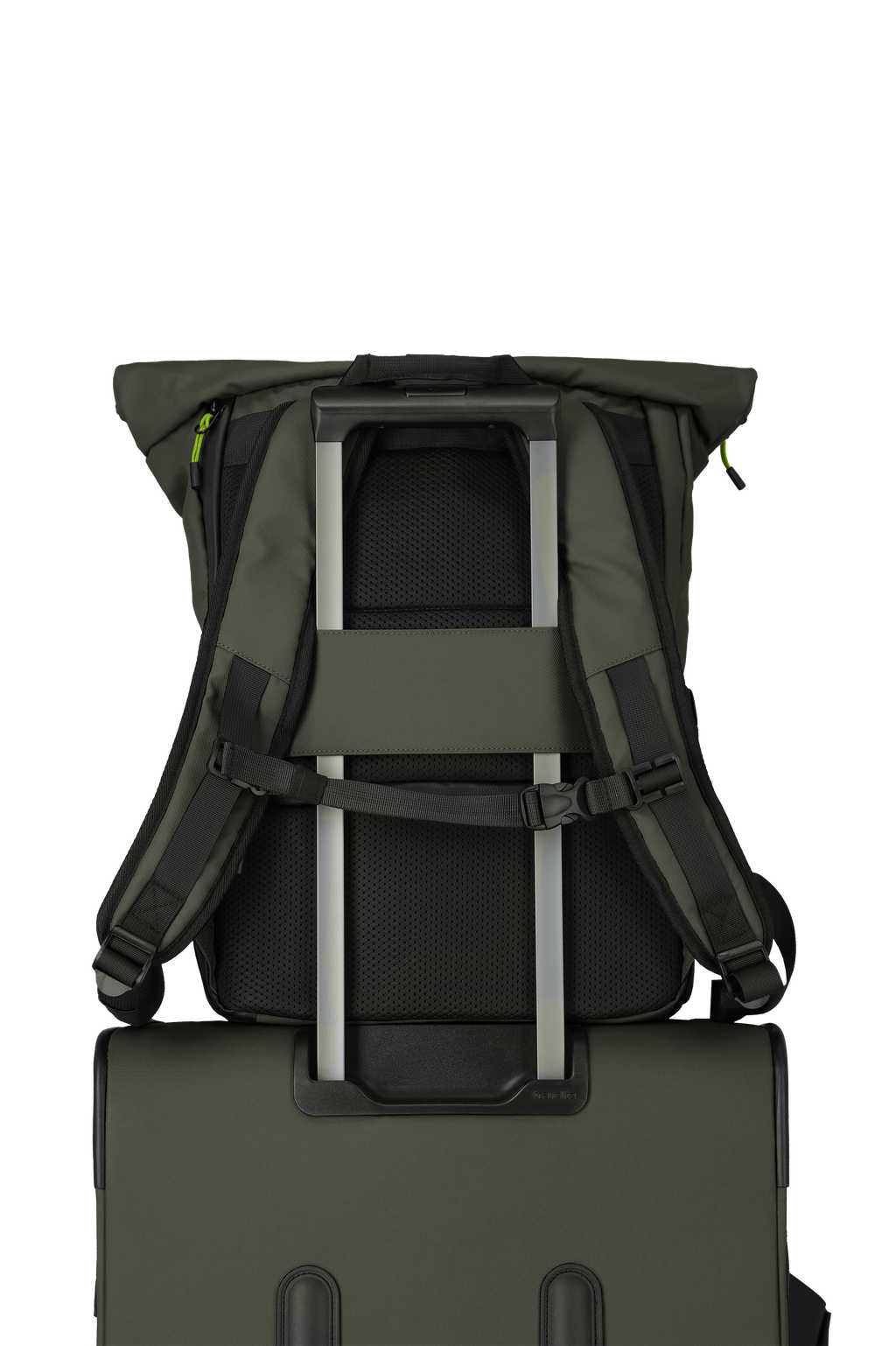 Travelite BRIIZE Rollup Rucksack M, Khaki – Produktansicht 9