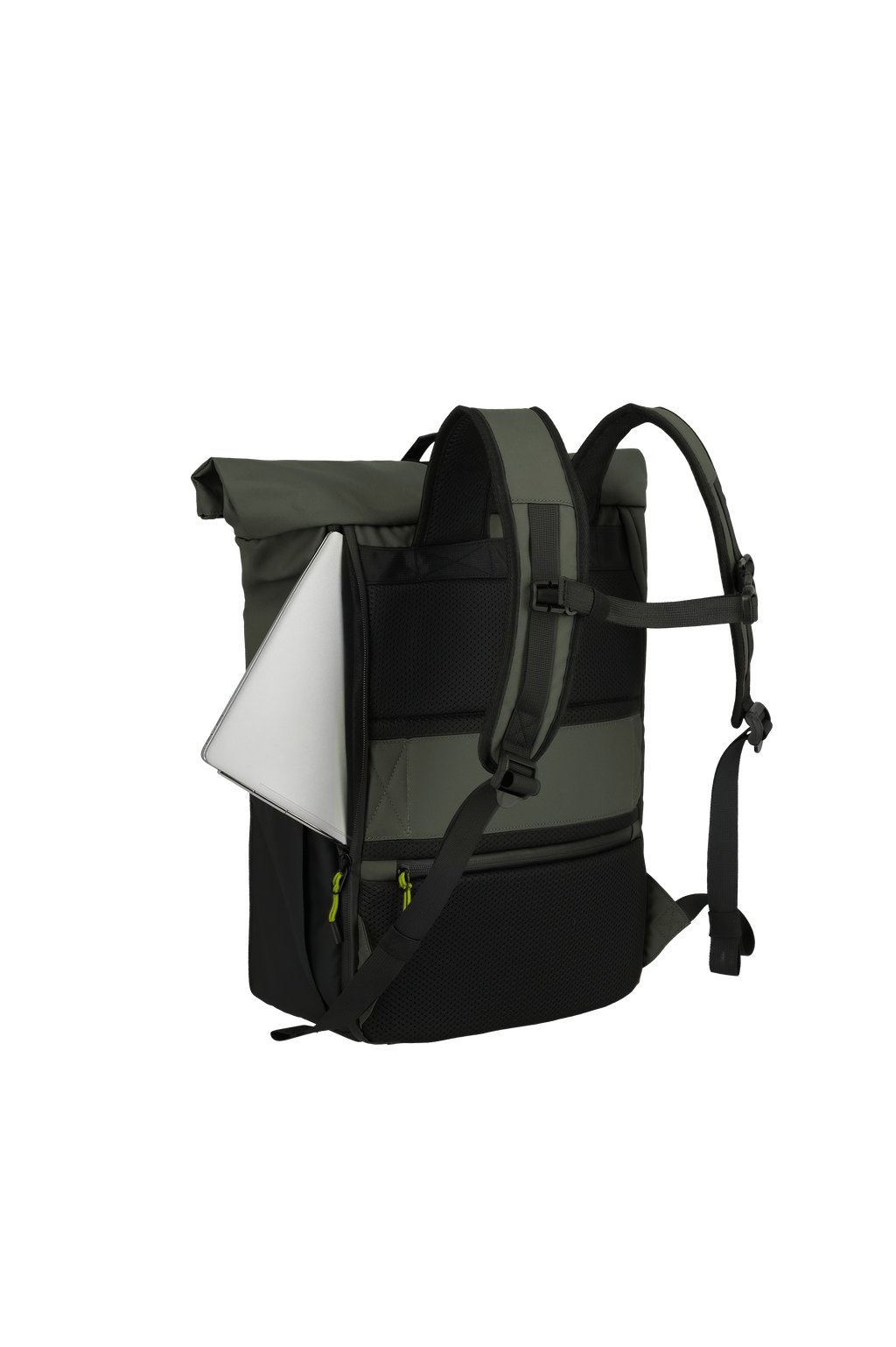 Travelite BRIIZE Rollup Rucksack M, Khaki – Produktansicht 6