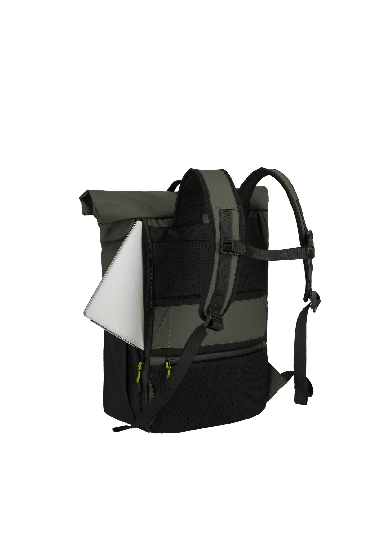 Travelite BRIIZE Rollup Rucksack M, Khaki – Produktansicht 6