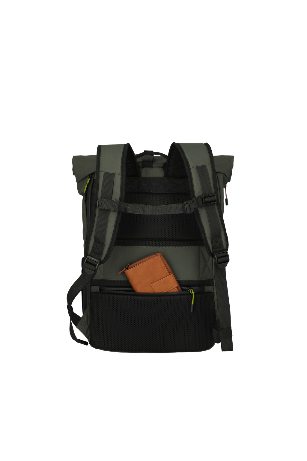 Travelite BRIIZE Rollup Rucksack M, Khaki – Produktansicht 8