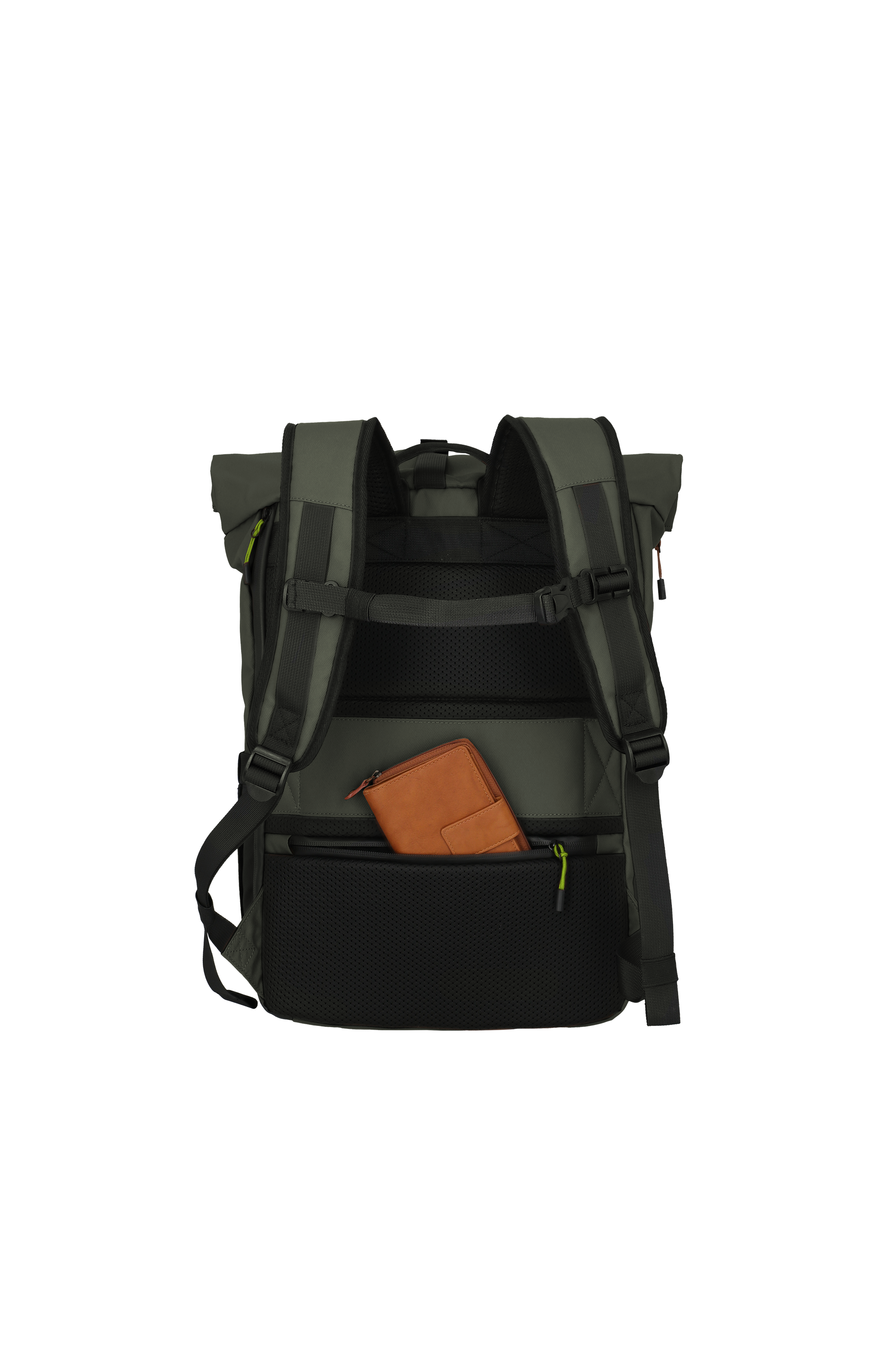 Travelite BRIIZE Rollup Rucksack M, Khaki – Produktansicht 8